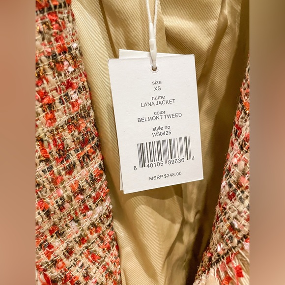 Walter Baker Lana Belmont Tweed Jacket Size XS - Picture 3 of 4